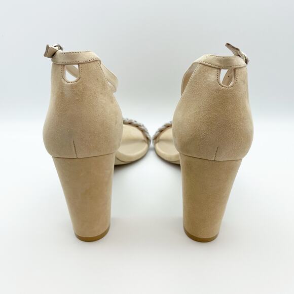 Stuart Weitzman Womens Nearlynude Highshine Sandal Size 11 Adobe Beige Heel NWOB - Picture 8 of 13